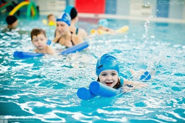Реклама обучения детского плавания